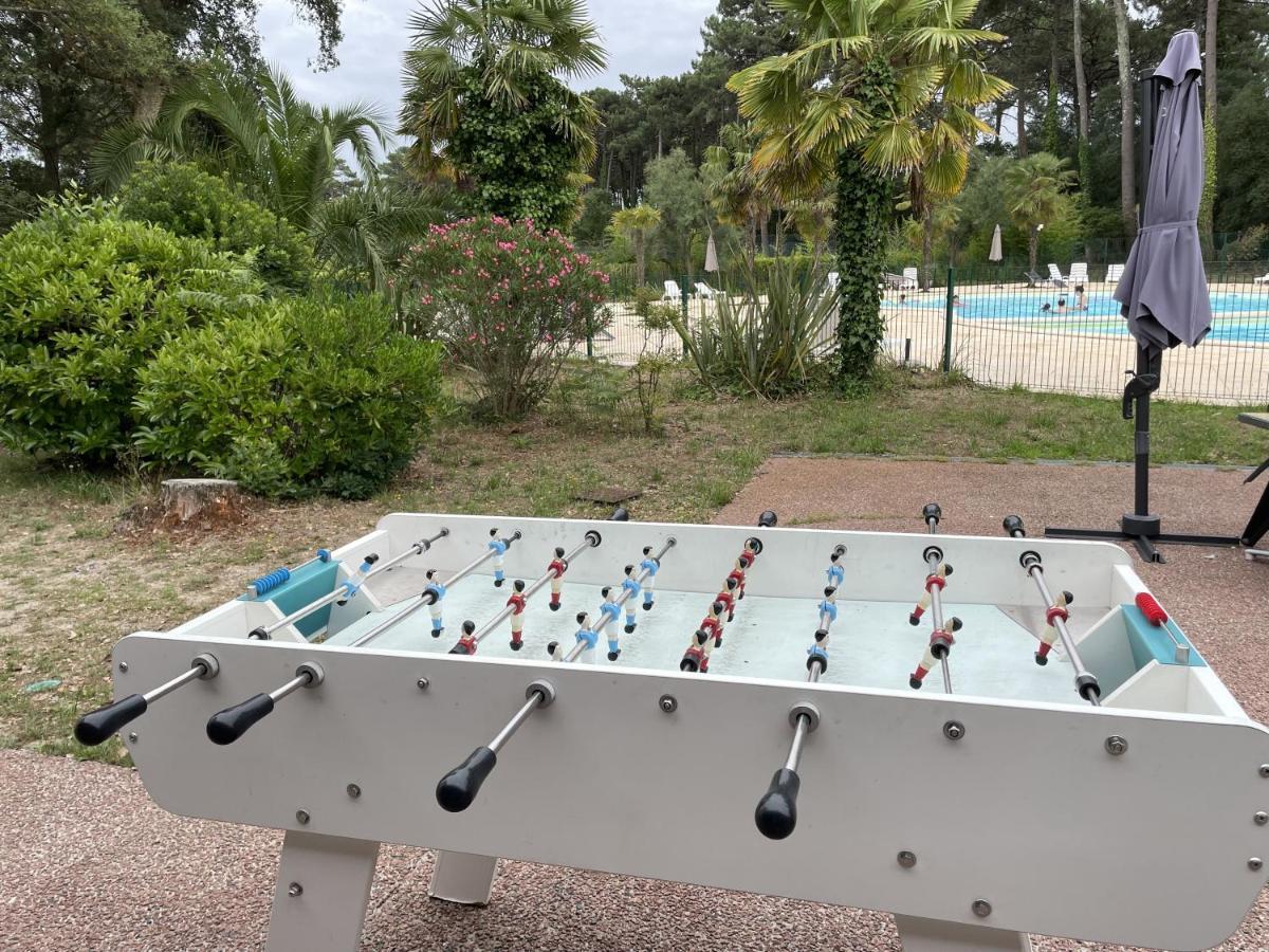 Chalet Paisible A La Plage, Piscine Et Tennis 昂德雷斯 外观 照片
