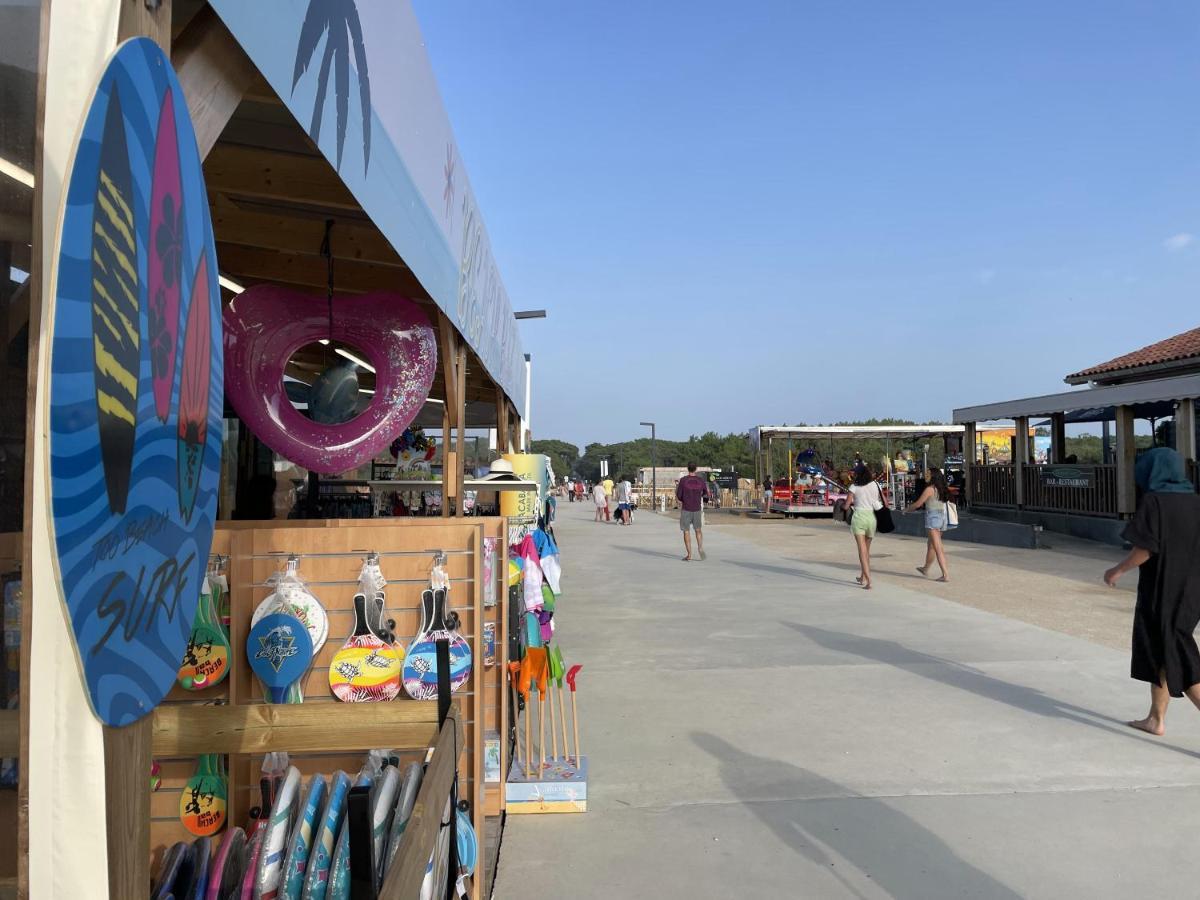 Chalet Paisible A La Plage, Piscine Et Tennis 昂德雷斯 外观 照片