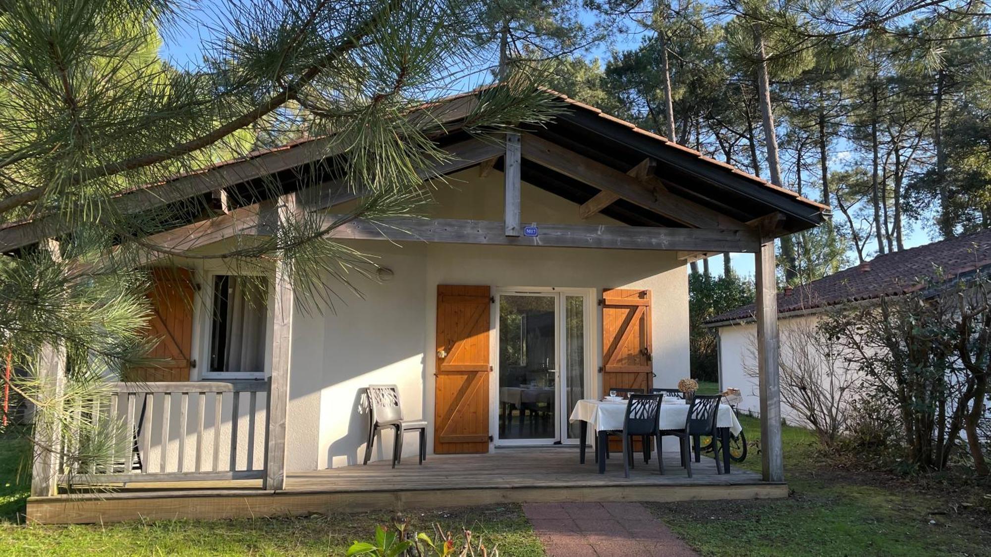 Chalet Paisible A La Plage, Piscine Et Tennis 昂德雷斯 外观 照片