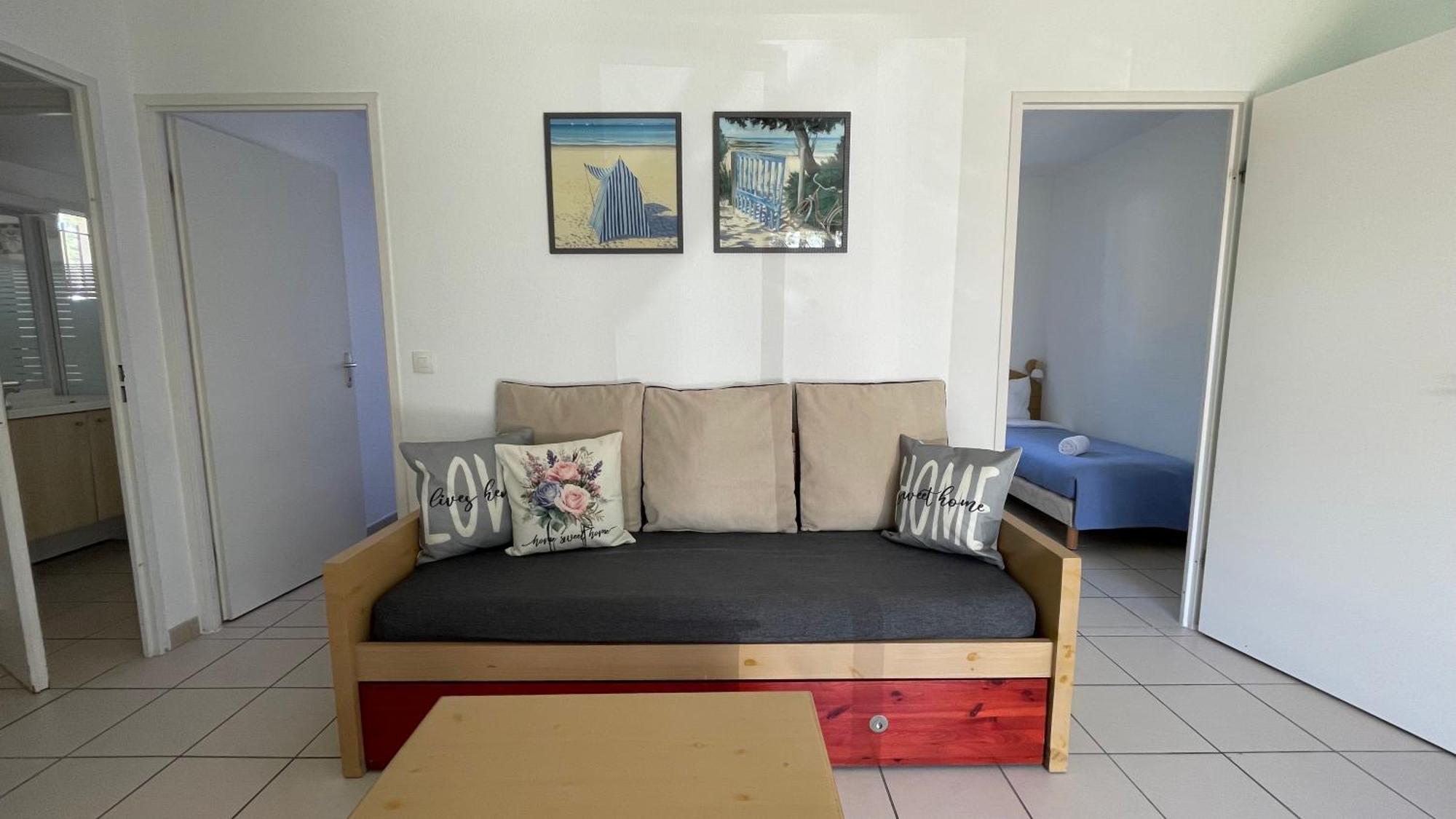 Chalet Paisible A La Plage, Piscine Et Tennis 昂德雷斯 外观 照片