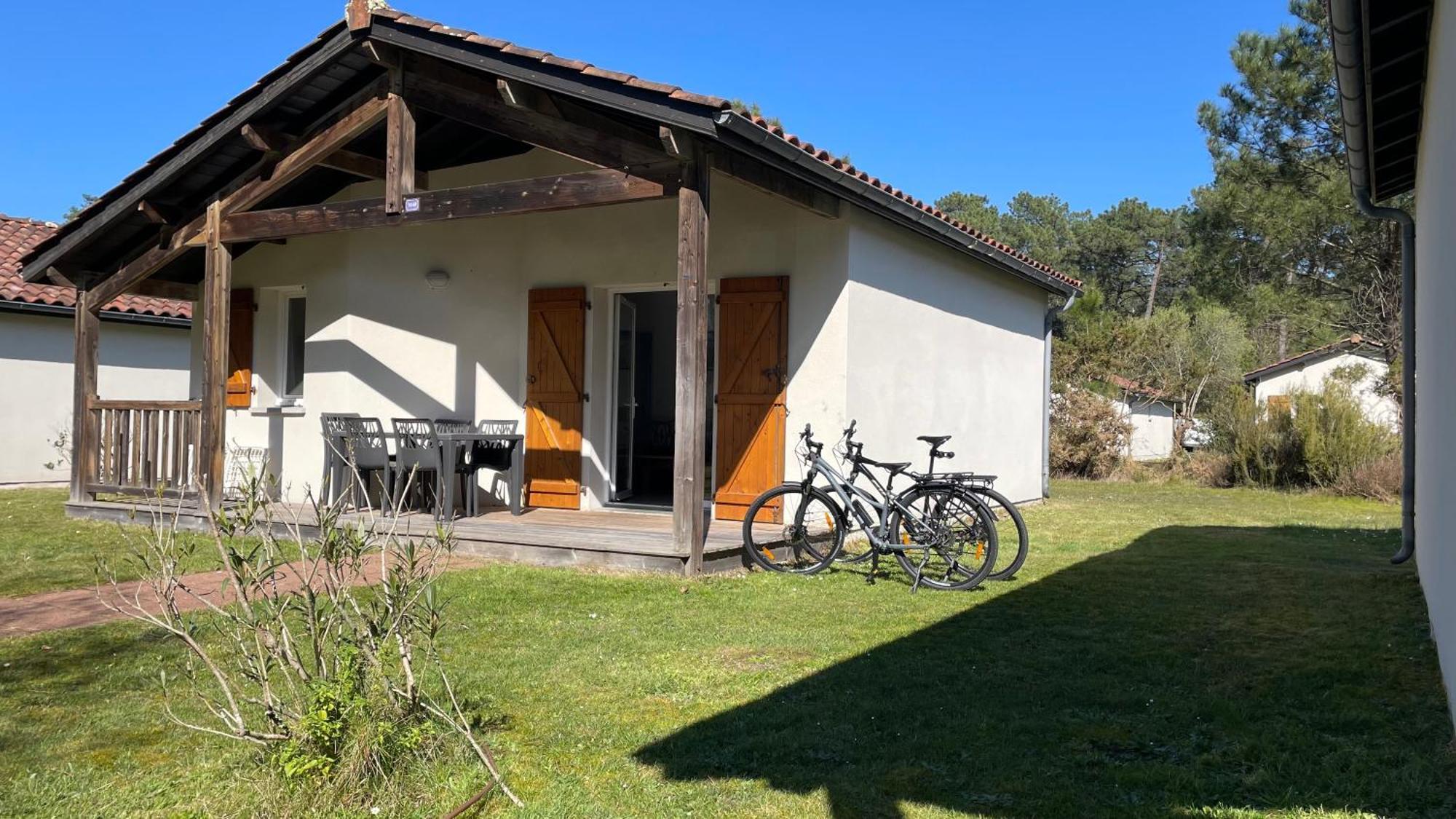 Chalet Paisible A La Plage, Piscine Et Tennis 昂德雷斯 外观 照片